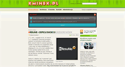 Desktop Screenshot of kminek.pl